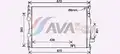 Vízhütö Qashqai 2.0 DCi * 05/11- - AVA Quality Cooling