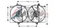 Ventilátor - AVA Quality Cooling
