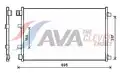 klímahűtő  Qashqai 2.0 i '07-'14 - AVA Quality Cooling