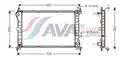 Vízhütö Focus 1.8 98- - AVA Quality Cooling