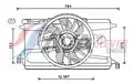 ventilátor  Focus  II 2.0 TDCi * 07/04-09/12 - AVA Quality Cooling