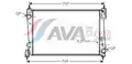 Vízhűtő . Punto Evo 1.3 JTD  - AVA Quality Cooling