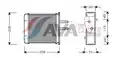 Fűtőradiátor (MARELLI elektr. rendszerhez) - AVA Quality Cooling