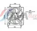 ventilátor  Santa F? 2.7 i  L - AVA Quality Cooling