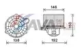 Villanymotor, szellőzőventilátor - AVA Quality Cooling