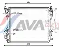 Vízhűtő . XJ 3.0 D * 01/10- - AVA Quality Cooling