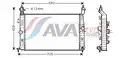 Vízhűtő . Meriva - A  1.8 i  07/03-05/10 - AVA Quality Cooling