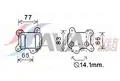 olajhűtő . Astra - G 1.7 DTi - AVA Quality Cooling