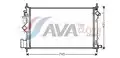 Vízhűtő . Insignia 2.0 i Turbo - AVA Quality Cooling
