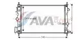 Vízhűtő . Insignia 2.0 CDTi  A - AVA Quality Cooling
