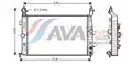 vízhűtő. Meriva - A  1.6 i  08/05-05/10 - AVA Quality Cooling