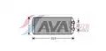 Hőcserélő, belső tér fűtés - AVA QUALITY COOLING