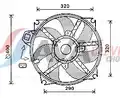 Ventilátor, motorhűtés - AVA Quality Cooling