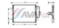 Légkondihűtő (OE 7700425843) (534x388) - AVA Quality Cooling