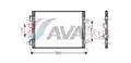 Légkondihűtő (1.5 DCi,500x330x16) - AVA Quality Cooling