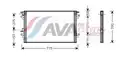 Légkondihűtő (03-tól,OE 8200.332.852) - AVA Quality Cooling