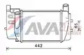 Turbohűtő . Yaris 1.4 VVTi  09 - AVA Quality Cooling