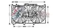 Ventilátor - AVA Quality Cooling