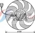 ventillátor Polo IV 1.4 TDi * + / +AC ‘01- - AVA Quality Cooling