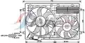 ventillátor Golf V* 02/03- - AVA Quality Cooling