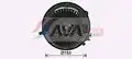 Villanymotor, szellőzőventilátor - AVA Quality Cooling