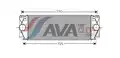 Töltőlevegő hűtő Crafter 04/06- - AVA Quality Cooling
