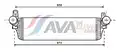 Töltőlevegő hűtő Transporter  T5 2.0 BiTDi * 09/09- - AVA Quality Cooling