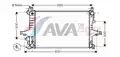 Vízhűtő S60,C70 - AVA Quality Cooling