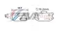 olajhűtő . XC90 2.9 i  98-0 - AVA Quality Cooling