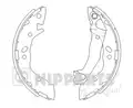 NP fékpofa HYUNDAI ACCENT/VERN - Nipparts