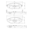 NP első fékbetét DAE SPARK 1.0 - Nipparts