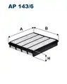 143/6 AP FILTR POWIETRZA LEXUS LX 15-, TOYOTA LAND CRUISER 12- FILTRON AP143/6 - Filtron