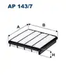 143/7 AP FILTR POWIETRZA LEXUS LX 5.7 07-, TOYOTA LAND CRUISER 4.6 12- FILTRON AP143/7 - Filtron