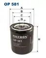 olajszűrő OP581 FILTRON - Filtron