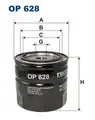 olajszűrő OP628 FILTRON - Filtron