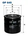 olajszűrő OP645 FILTRON - Filtron