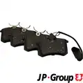 fékbetétkészlet, tárcsafék - JP Group