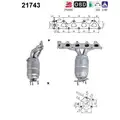KATALIZATOR OPEL ASTRA H EURO 4 - AS