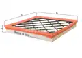 Levegőszűrő - Mahle
