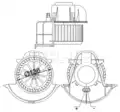 Ventilátor, utastér - Mahle