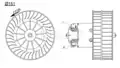 Utastér-ventilátor - Mahle