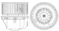 Utastér-ventilátor - Mahle