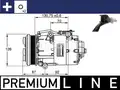 Klímakompresszor - Mahle