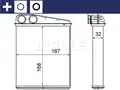 Hőcserélő, belső tér fűtés - Mahle