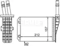 Hőcserélő, belső tér fűtés - Mahle