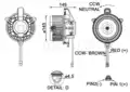 Utastér-ventilátor - Mahle