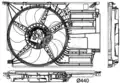 Ventilátor, vízhűtő - Mahle
