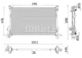 CHLODNICA TRAFIC III 15- - Mahle