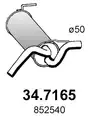 Hátsó hangtompító - Asso