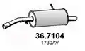 LONAC PEUGEOT 207 ZAD.06-  36.7104 - Asso